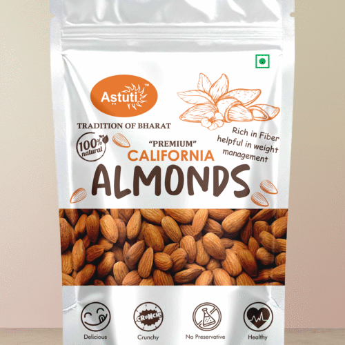 Astuti Premium Almond | 100% Natural |200gm | Crunchy | Imported | Superior Quality