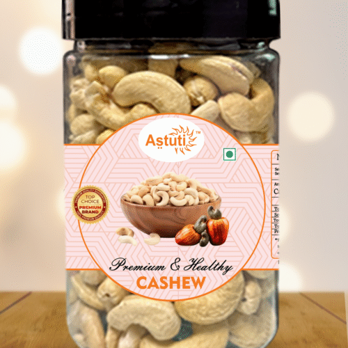 ASTUTI PREMIUM CASHEW | W-240 | 250GM | CRUNCHY | IMPORTED | HAND PICKED