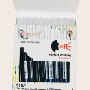 AEROTIX, FREE INK ROLLER PEN,PACK OF 10