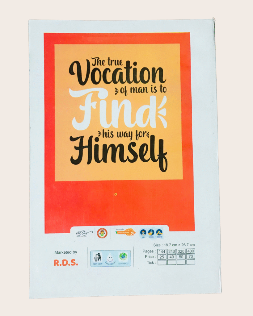 A4 LONG ROUGH NOTEBOOK, 320 PAGES – Evermate