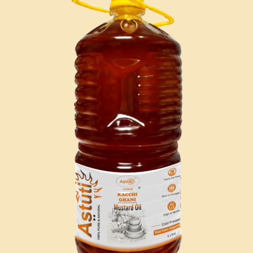 ASTUTI MUSTARD OIL | 5 LITRE | PURE OIL | ARGEMONE FREE OIL | WOOD PRESSED | BLACK MUSTARD OIL