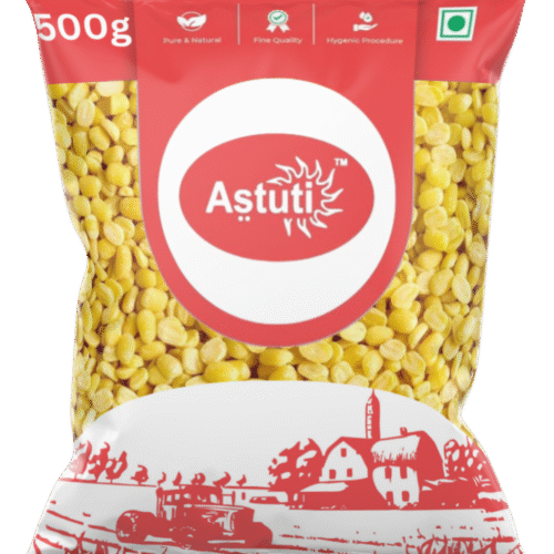 ASTUTI DHULI MOONG DAL | 500GM | SORTEX, PREMIUM, FINE QUALITY