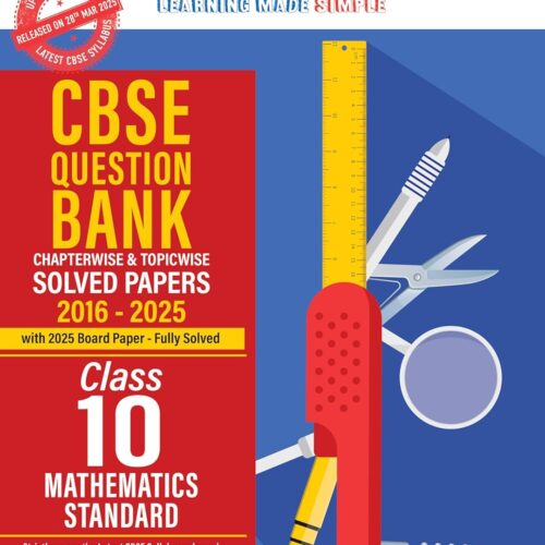 Oswaal CBSE Question Bank Chapterwise and Topicwise SOLVED PAPERS Class 10 Mathematics (Standard) For Exam 2026
