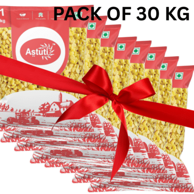 ASTUTI TOOR DAL | PACK OF 30 ( 1KG/ PACKET) |CLEAN & SORTEX PREMIUM DAL